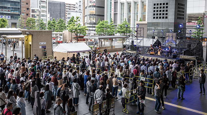 京都駅 グランヴィア前 / 5月6日